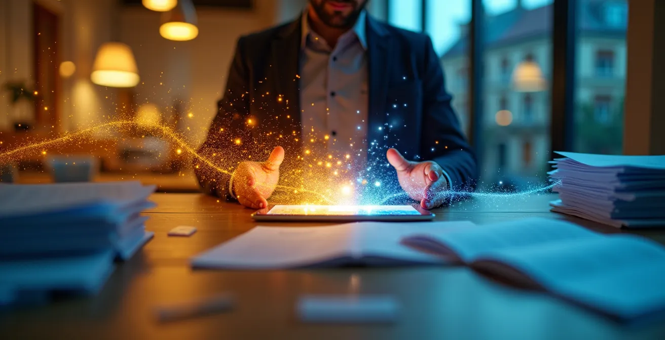 Moderne digitale facturatie workflow in Belgisch kantoor