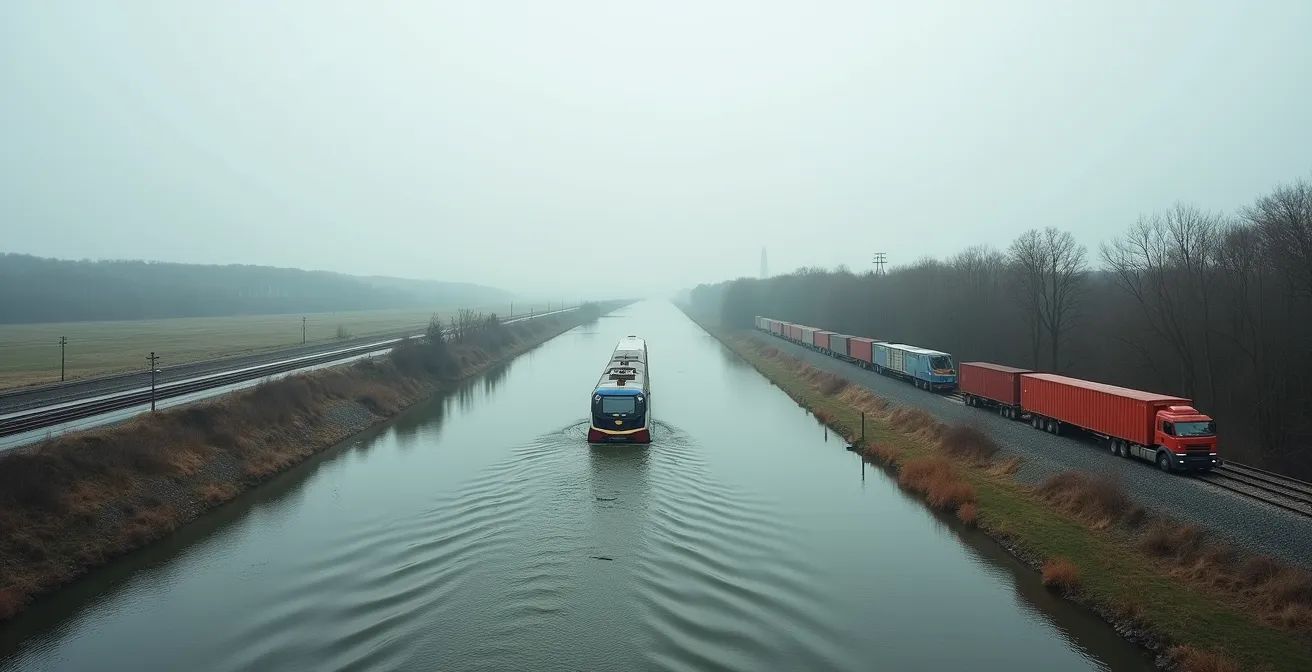 Multimodaal transportnetwerk tussen Antwerpen en het Ruhrgebied