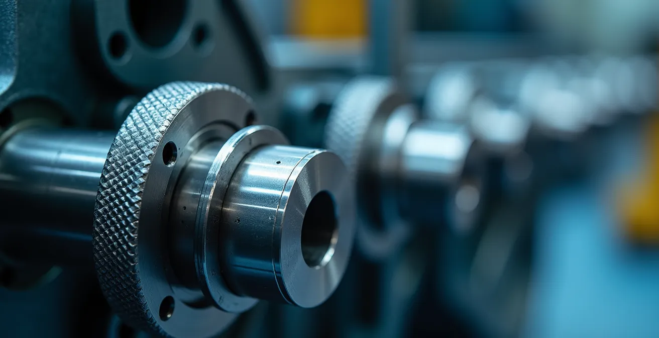 Macro-opname van industriële precisie en productiekwaliteit