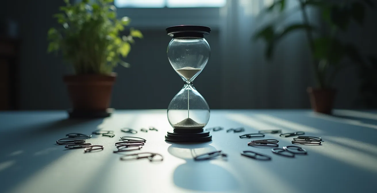 Abstracte visualisatie van werkplekwelzijn en verzuimpatronen